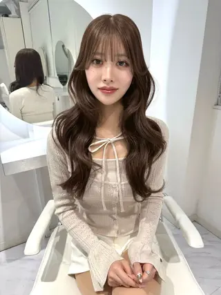 ロング カラー レイヤーカット🫧 🎀Tomoka🎀のヘアスタイル