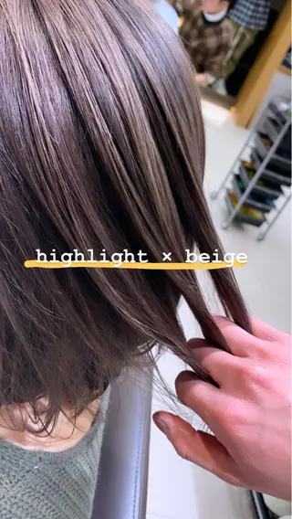 ミディアム ARMONY秋山輝也 コテ巻き風パーマ特化のヘアスタイル