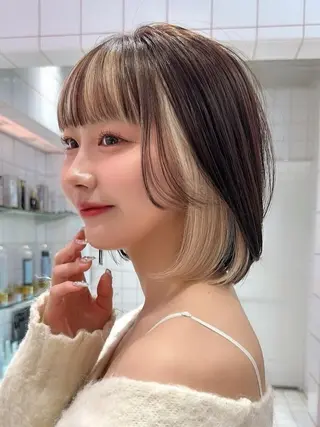 カラー ブリーチモデル募集中 /柳田秀斗のヘアスタイル