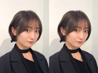 ショート ショート/ボブ レイヤー/チヨノのヘアスタイル