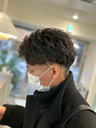 ショート パーマ 小沼 正悟のヘアスタイル