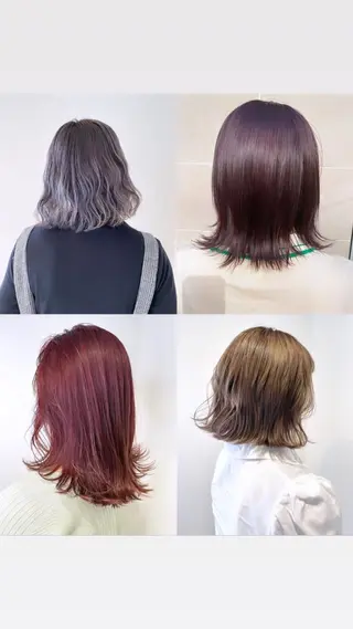ミディアム カラー HIBIKI/原宿 ハッシュカット🪄のヘアスタイル