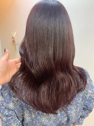 セミロング 髪質改善/縮毛矯正 🎀小林 唯 🎀のヘアスタイル