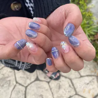 ミディアム ネイル SalonPrima 西院Nail&Eyeのネイルデザイン