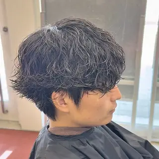 パーマ メンズ スペインカール/ 海外ヘア/RYUのヘアスタイル
