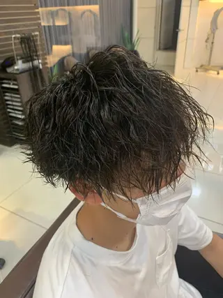 ショート 失敗しないパーマ 稲葉/草薙のヘアスタイル