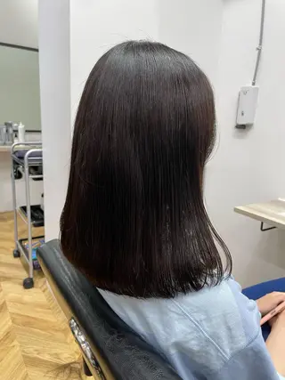 ミディアム カラー パーマ ヘアアレンジ くびれレイヤー/艶 カラー　MADOKAのヘアスタイル