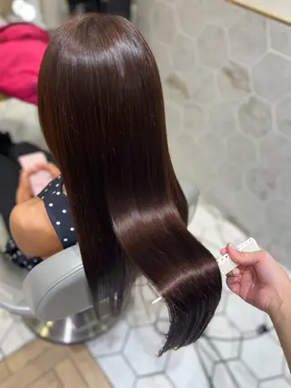 ロング 栄/透明感ツヤカラー /Kahoのヘアスタイル