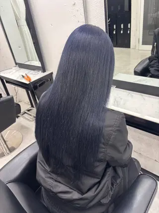 ロング カラー ブリーチ/エクステ モデル募集中🖤のヘアスタイル