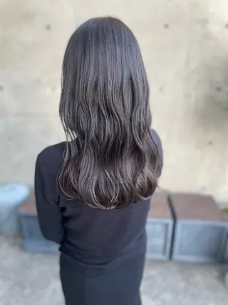 セミロング カラー 日高 香織のヘアスタイル