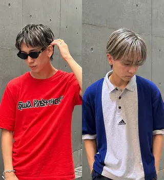 ミディアム カラー メンズ 🍃髪質改善 🍃佐藤 遊のヘアスタイル