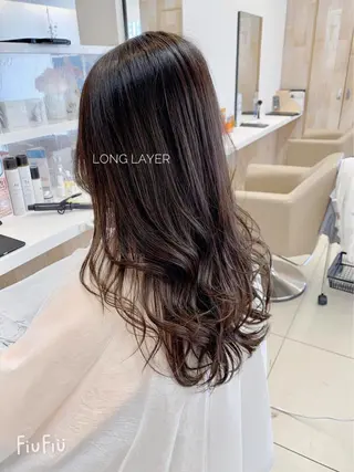 ロング カラー ヘアアレンジ 大人可愛いをご提案✨ 宮崎　雅美のヘアスタイル