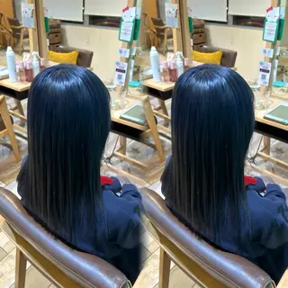 ミディアム カラー ウミ / 🫧カット モデル様募集中🫧のヘアスタイル