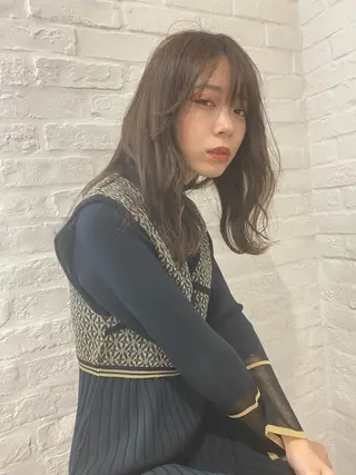 ロング カラー ハイトーン/メンズ 水野翔太のヘアスタイル