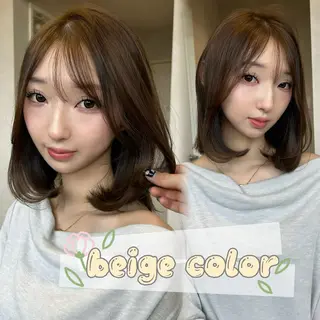 カラー 透明感カラー🍯 髪質改善🫧 野々愛のヘアスタイル