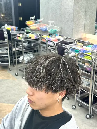 パーマ メンズ カット🔥パーマ特化 fifthりょう🔥のヘアスタイル