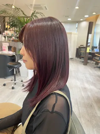 セミロング 佐藤 瑚碧のヘアスタイル