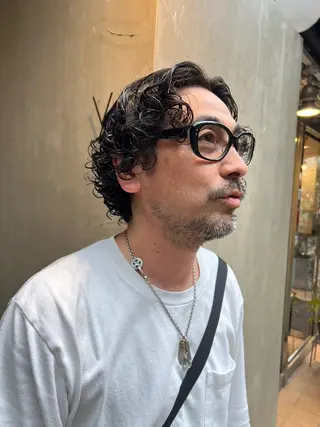 パーマ メンズ いぐちしょうた🫧 VISAGEbaskのヘアスタイル