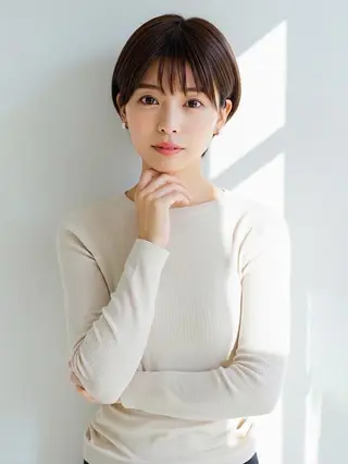 ショート 水戸/ブリーチ特化/ 中山りくのヘアスタイル