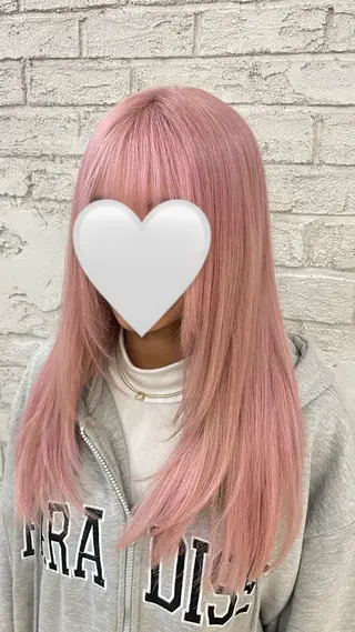 カラー メイク指名NO1りこ カットモデル募集中のヘアスタイル