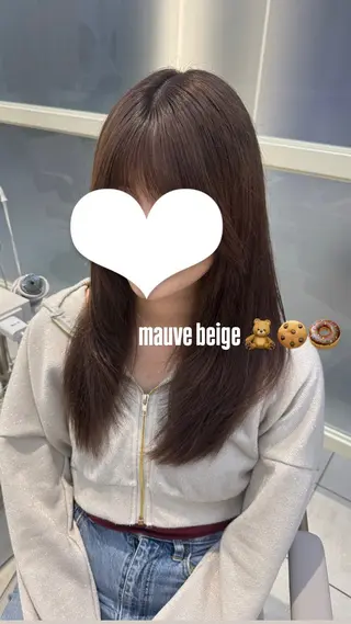 セミロング ‎🤍透明感×ツヤ髪 / Saki‎🤍のヘアスタイル