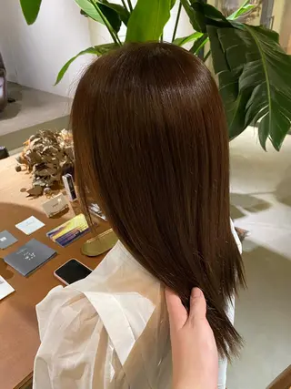 ロング 聖 来のヘアスタイル