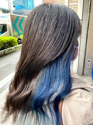 セミロング ✨デザインカラー✨ ✂️kouki✂️のヘアスタイル