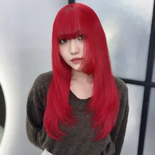 ロング カラー Ren. 🦋デザインカラーのヘアスタイル