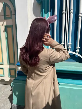 セミロング カラー ヘアアレンジ 愛されカラー🩷 はるなのヘアスタイル