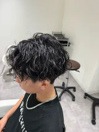 ミディアム 岐阜No.1メンズ 美容師／村上達紀のヘアスタイル