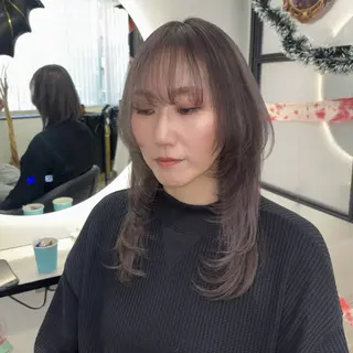 ロング カラー Ren. 🦋デザインカラーのヘアスタイル