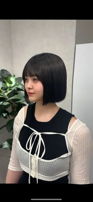 ショート 結べるレイヤーカット /カラー/あさかのヘアスタイル