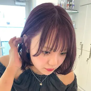 ミディアム ブリーチ/レイヤー 艶カラー💫チャンのヘアスタイル