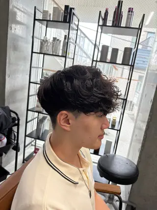パーマ メンズ 下北沢メンズパーマ 特化園田　楓莉のヘアスタイル
