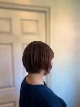 ショート 透明感カラー💜 モテ髪 空陽💙のヘアスタイル