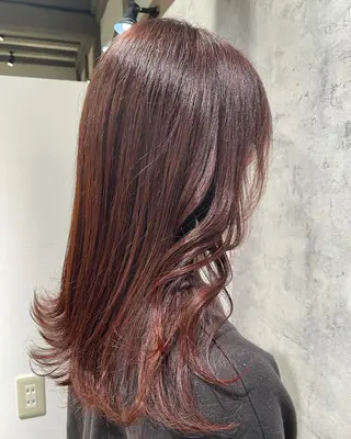 セミロング LICO 木村真知子のヘアスタイル