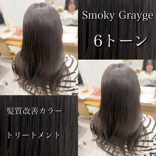 ミディアム カラー 巻ける髪質改善🫧ハ イライト/永田汰伊智のヘアスタイル