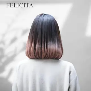ミディアム カットカラー9900 🌈小田部明日香のヘアスタイル