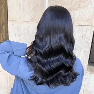 セミロング カラー 韓国系レイヤー特化 hiroのヘアスタイル