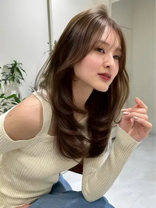 ロング 🦋韓国風レイヤー/ 艶髪矯正🦋凛太郎のヘアスタイル