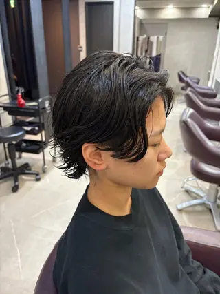 パーマ メンズ しゅり Flag hairのヘアスタイル