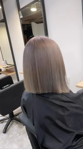 ミディアム カラー 難波ブリーチカラー 伊藤洋輝のヘアスタイル