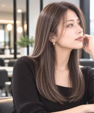 ロング 西山竜一 /垢抜け大人髪のヘアスタイル