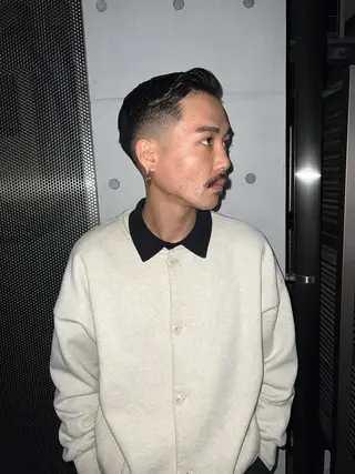 ショート メンズ メンズ専門ブリー チカラー⚡️リュウジのヘアスタイル