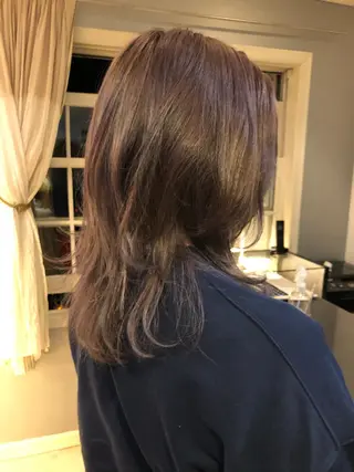 セミロング カラー eri kinjoのヘアスタイル