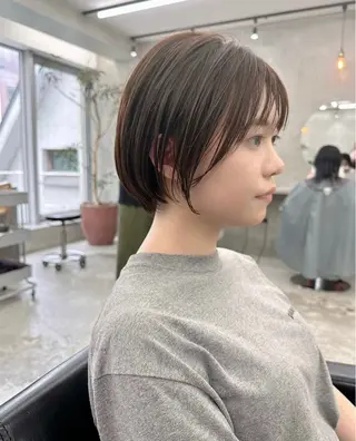 ショート カラー 👑ボブはお任せ ミヤノ👑のヘアスタイル