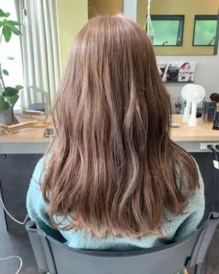 ロング カラー hubhair レイヤー/透明感のヘアスタイル