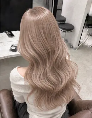 ロング カラー 色落ちまで盛れる 💟まなみのヘアスタイル