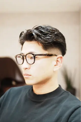 メンズ SHIZUKU アクティブショートのヘアスタイル