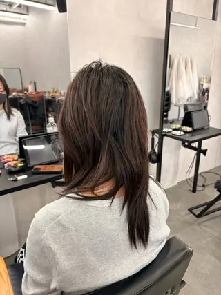 ミディアム カラー LIV My【マイ】 髪質改善/箕面のヘアスタイル